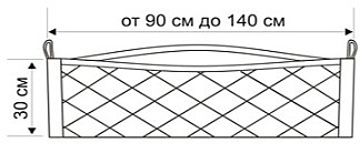 Автомобильная сетка для крепления груза